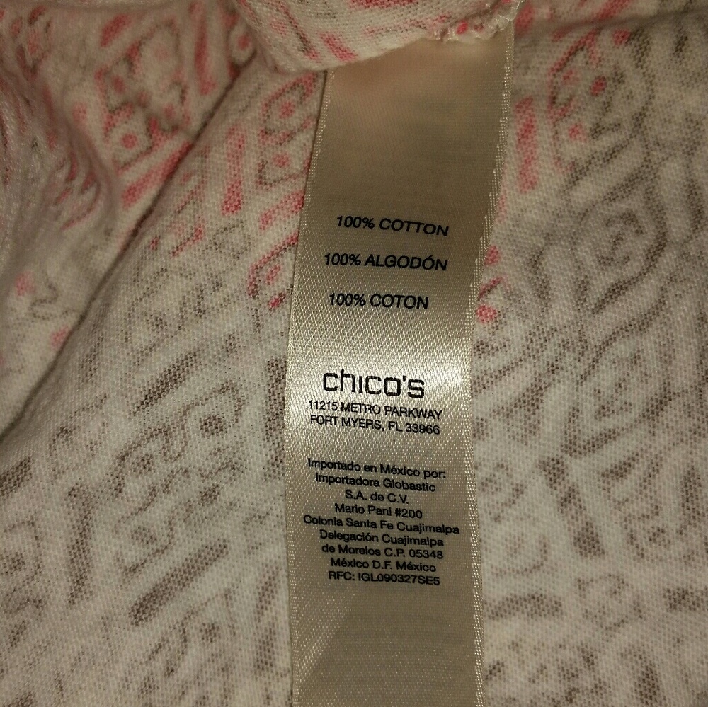 Chico's Patterned Top - image 5